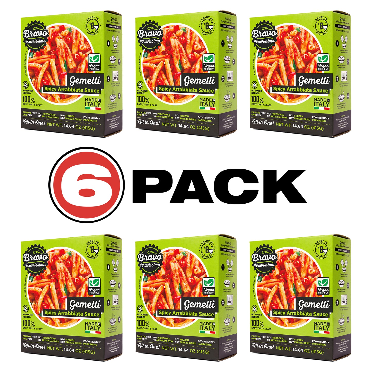 GEMELLI SPICY ARRABBIATA SAUCE